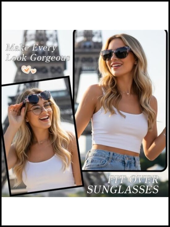 Polarized Fit Over Glasses Sunglasses for Women UV400 Protection Driving 2 Pack main image 5